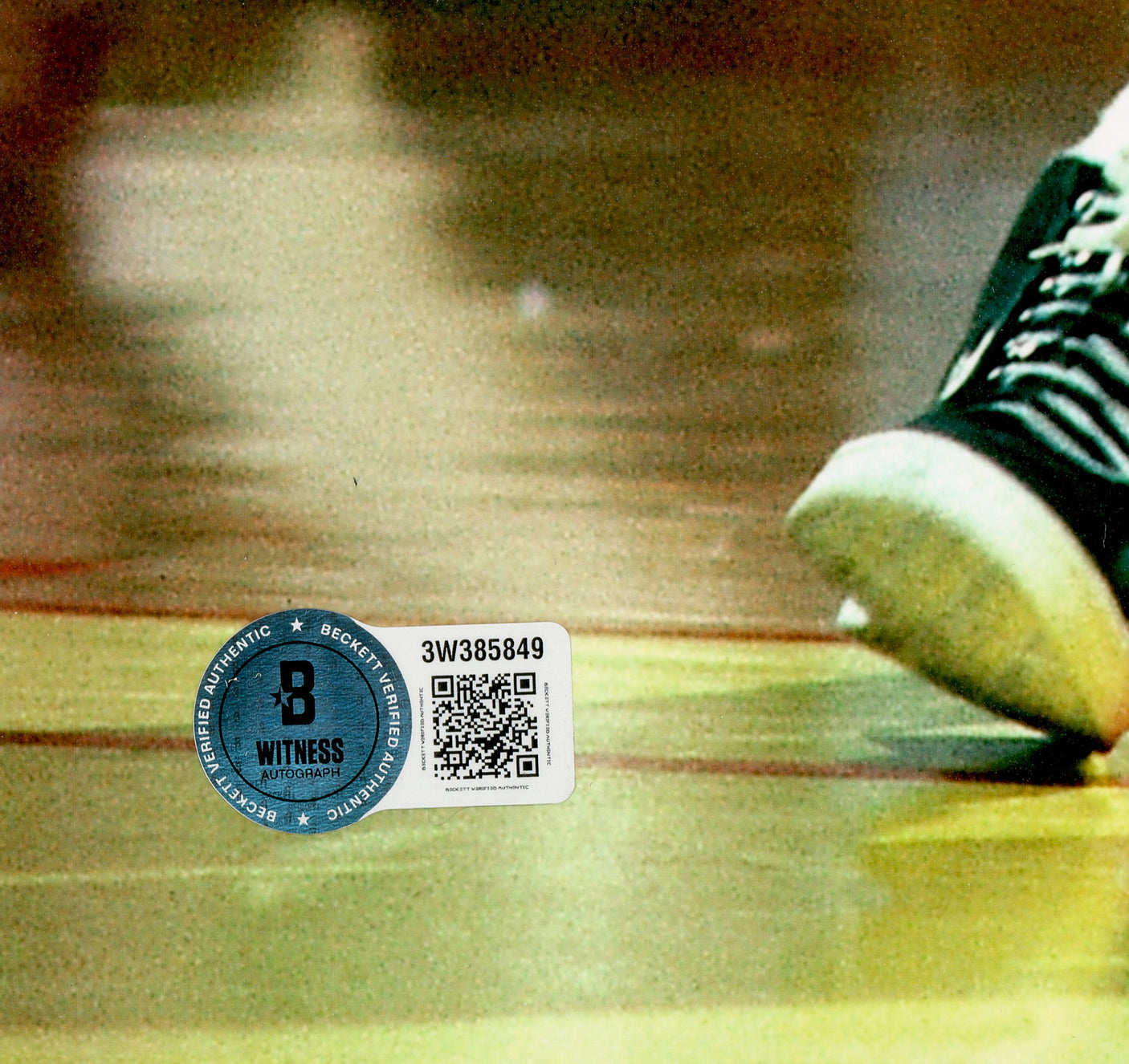 Larry Bird & Magic Johnson Autographed 16x20 Photo Boston Celtics & Los Angeles Lakers Beckett BAS Witness Stock #253574