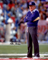 Don James Autographed Framed 8x10 Photo Washington Huskies MCS Holo Stock #253367