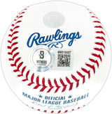 Ichiro Suzuki Autographed Official IS Hall of Fame HOF Logo Baseball Seattle Mariners IS Holo & Beckett BAS Witness Stock #254348