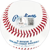 Albert Pujols Autographed Official MLB Baseball St. Louis Cardinals Beckett BAS Witness Stock #255475