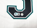 Seattle Mariners Ichiro Suzuki Autographed White Nike Jersey Size L "#51" IS Holo & Beckett BAS Witness Stock #254343