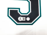Seattle Mariners Ichiro Suzuki Autographed White Nike Jersey Size XL "#51" IS Holo & Beckett BAS Witness Stock #254344