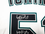Seattle Mariners Ichiro Suzuki Autographed White Nike Jersey Size L "HOF 25" IS Holo & Beckett BAS Witness Stock #254345