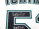 Seattle Mariners Ichiro Suzuki Autographed White Nike Jersey Size XL "HOF 25" IS Holo & Beckett BAS Witness Stock #254346