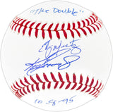 Ken Griffey Jr. & Edgar Martinez Autographed Official MLB Baseball Seattle Mariners LE #/95 "The Double" Beckett BAS Witness Stock #255987