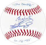 Ken Griffey Jr. & Edgar Martinez Autographed Official MLB Baseball Seattle Mariners LE #/95 "The Double" Beckett BAS Witness Stock #255987