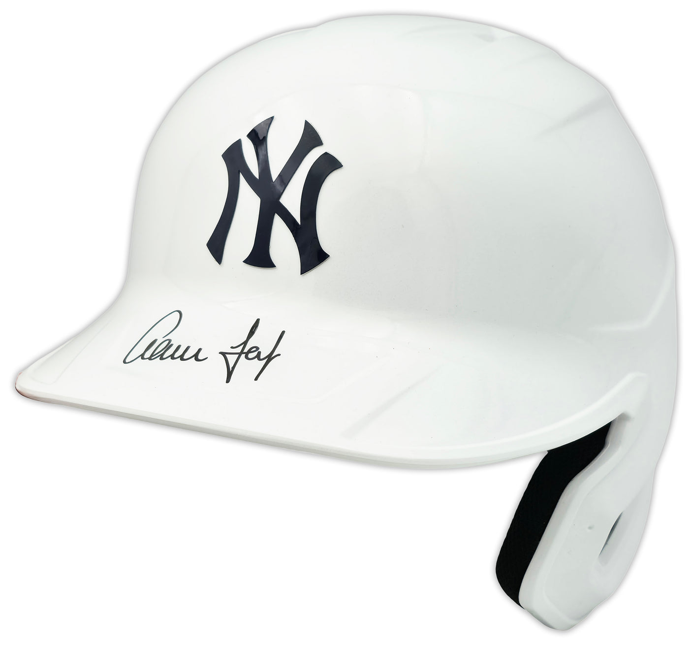 Aaron Judge Autographed New York Yankees White Mach Pro Replica Batting Helmet Fanatics & MLB Holo Stock #255484