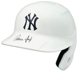 Aaron Judge Autographed New York Yankees White Mach Pro Replica Batting Helmet Fanatics & MLB Holo Stock #255484