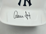 Aaron Judge Autographed New York Yankees White Mach Pro Replica Batting Helmet Fanatics & MLB Holo Stock #255484