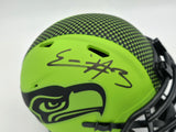 Nick Emmanwori Autographed Seattle Seahawks Rave Green Speed Mini Helmet Beckett BAS Witness Stock #256028