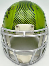 Nick Emmanwori Autographed Seattle Seahawks Flash Green Speed Mini Helmet Beckett BAS Witness Stock #256030