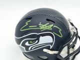 Nick Emmanwori Autographed Seattle Seahawks Blue Speed Mini Helmet Beckett BAS Witness Stock #256031