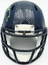 Nick Emmanwori Autographed Seattle Seahawks Blue Speed Mini Helmet Beckett BAS Witness Stock #256031