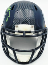 Nick Emmanwori Autographed Seattle Seahawks Blue Speed Mini Helmet Beckett BAS Witness Stock #256031