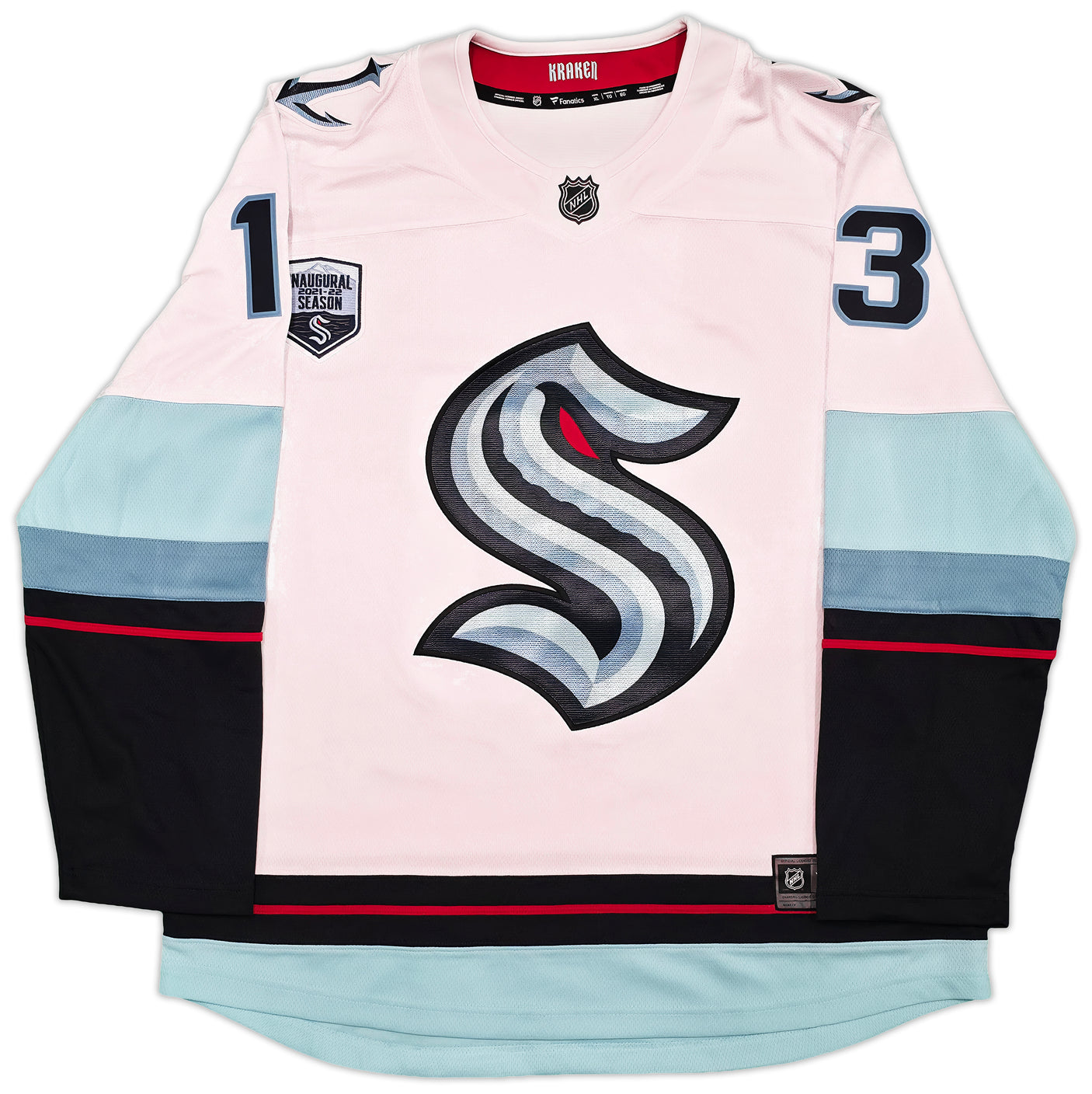 Seattle Kraken Brandon Tanev Autographed White Fanatics Jersey Size XL Fanatics Holo Stock #254455