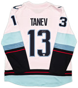 Seattle Kraken Brandon Tanev Autographed White Fanatics Jersey Size XL Fanatics Holo Stock #254456