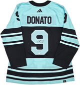 Seattle Kraken Ryan Donato Autographed Blue & Green Adidas Authentic Primegreen Reverse Retro Jersey Size 54 Fanatics Holo Stock #254453