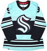 Seattle Kraken Ryan Donato Autographed Blue & Green Adidas Authentic Primegreen Reverse Retro Jersey Size 54 Fanatics Holo Stock #254453