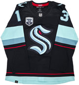 Seattle Kraken Brandon Tanev Autographed Blue Adidas Authentic Primegreen Jersey Size 54 Fanatics Holo Stock #254457