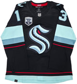 Seattle Kraken Brandon Tanev Autographed Blue Adidas Authentic Primegreen Jersey Size 54 Fanatics Holo Stock #254457