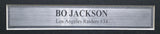 Oakland Raiders Bo Jackson Autographed Framed Black Jersey Beckett BAS Witness Stock #254172