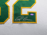 Seattle Supersonics Downtown Fred Brown Autographed Framed White Jersey MCS Holo Stock #256420