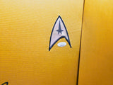 Star Trek William Shatner Autographed Framed Gold Uniform Jersey JSA Stock #256417
