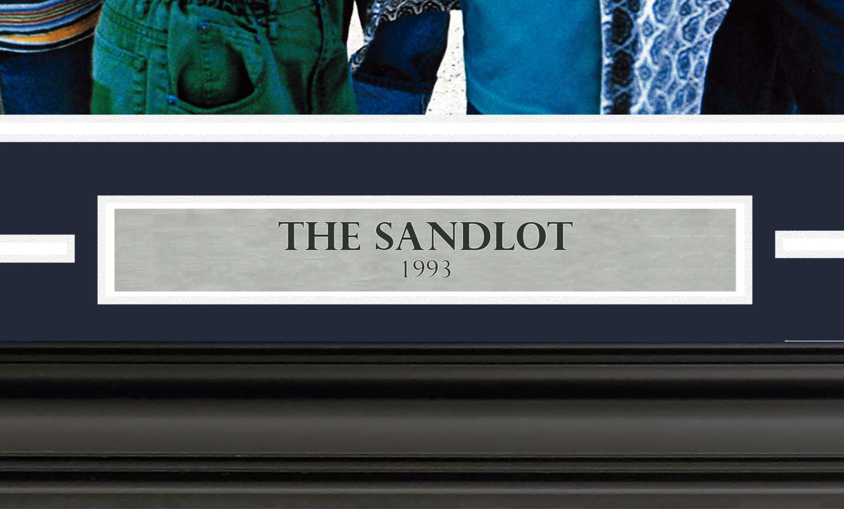 The Sandlot Cast Autographed Framed 11x14 Photo With 4 Signatures MCS Holo Stock #256656