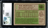 Joe Montana Autographed 1984 Topps Card #358 San Francisco 49ers CGC x JSA 8.5 Auto Grade Gem Mint 10 CGC x JSA Stock #254390