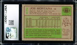 Joe Montana Autographed 1984 Topps Card #358 San Francisco 49ers CGC x JSA 8.5 CGC x JSA Stock #254391