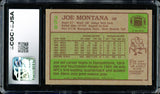 Joe Montana Autographed 1984 Topps Card #358 San Francisco 49ers CGC x JSA 8.5 CGC x JSA Stock #254391