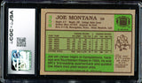 Joe Montana Autographed 1984 Topps Card #358 San Francisco 49ers Auto Grade Gem Mint 10 CGC x JSA Stock #254394