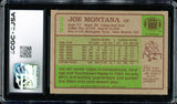 Joe Montana Autographed 1984 Topps Card #358 San Francisco 49ers CGC x JSA Stock #254395