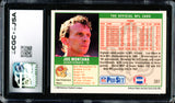 Joe Montana Autographed 1989 Pro Set Card #381 San Francisco 49ers CGC x JSA Stock #254407