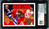 Joe Montana Autographed 1991 Upper Deck Heroes Card #9 San Francisco 49ers Auto Grade Gem Mint 10 CGC x JSA Stock #254421