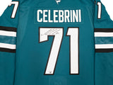 San Jose Sharks Macklin Celebrini Autographed Teal Fanatics Authentic Premium Jersey Size 54 Fanatics Holo Stock #256804