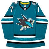 San Jose Sharks Macklin Celebrini Autographed Teal Fanatics Authentic Premium Jersey Size 54 Fanatics Holo Stock #256804