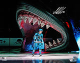 Macklin Celebrini Autographed 16x20 Photo San Jose Sharks NHL Debut Fanatics Holo Stock #256810