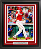 Elly De La Cruz Autographed Framed 16x20 Photo Cincinnati Reds Beckett BAS Witness Stock #256673
