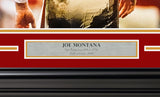 Joe Montana Autographed Framed 16x20 Photo San Francisco 49ers Beckett BAS QR Stock #256675