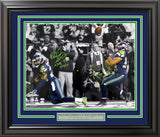 Richard Sherman & Malcolm Smith Autographed Framed 16x20 Photo Seattle Seahawks "The Tip 1/19/14" MCS Holo Stock #256676