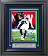 Devon Witherspoon Autographed Framed 8x10 Photo Seattle Seahawks MCS Holo Stock #256680