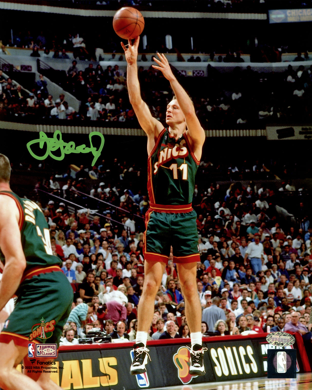 Detlef Schrempf Autographed Framed 8x10 Photo Seattle Supersonics MCS Holo Stock #256683