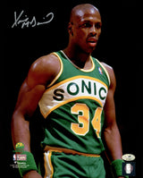 Xavier McDaniel Autographed Framed 8x10 Photo Seattle Supersonics MCS Holo Stock #256689