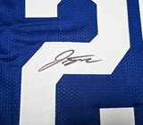 Indianapolis Colts Jonathan Taylor Autographed Blue Jersey Beckett BAS Witness Stock #256838