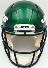 Aaron Rodgers & Garrett Wilson Autographed New York Jets Green Full Size Speed Authentic Helmet Fanatics Holo Stock #257004
