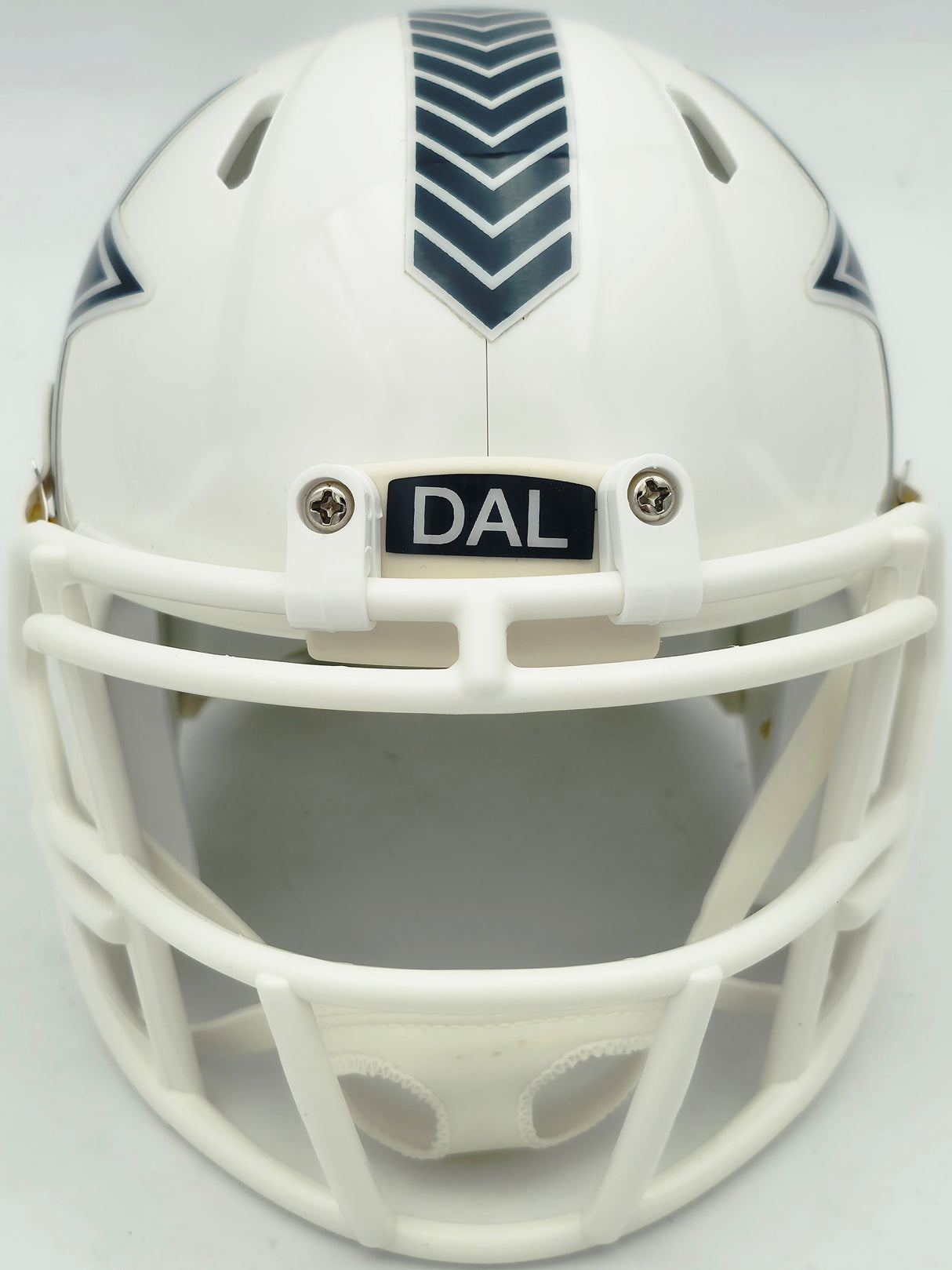 Micah Parson Autographed Dallas Cowboys White Salute To Service Speed Mini Helmet Fanatics Holo Stock #256992