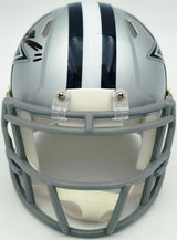 Micah Parson Autographed Dallas Cowboys Silver Speed Mini Helmet Fanatics Holo Stock #256994