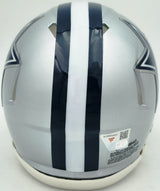 Micah Parson Autographed Dallas Cowboys Silver Speed Mini Helmet Fanatics Holo Stock #256994