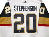 Las Vegas Golden Knights Chandler Stephenson Autographed White Adidas Authentic Climalite 2023 Stanley Cup Jersey Size 56 Fanatics Holo Stock #256997